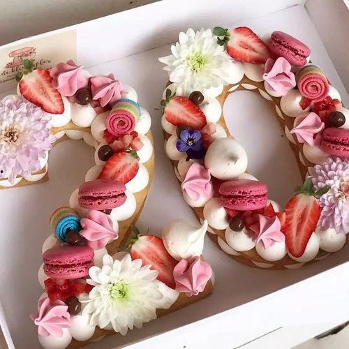 网红的数字蛋糕图案,甜蜜视觉盛宴的潮流风向标